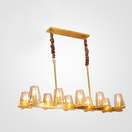 Anke Line Brass Chandelier