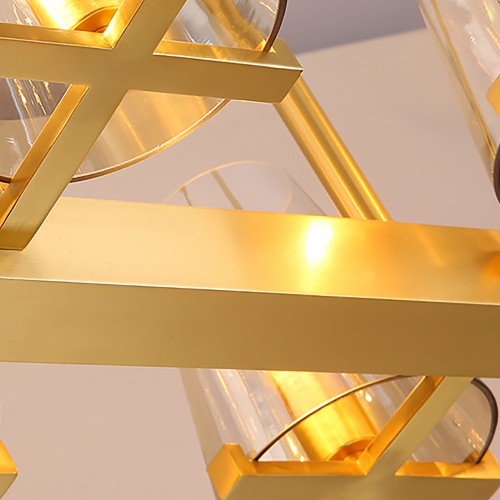 Anke Line Brass Chandelier