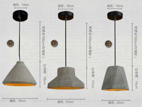 Beton Pendant 4