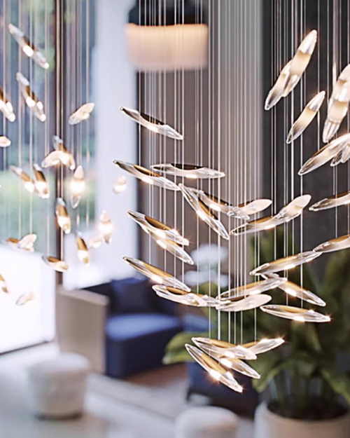 Big Oval Chandelier