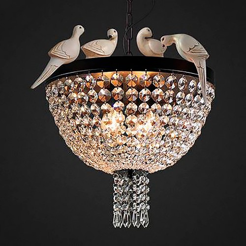 Bird Crystal Round