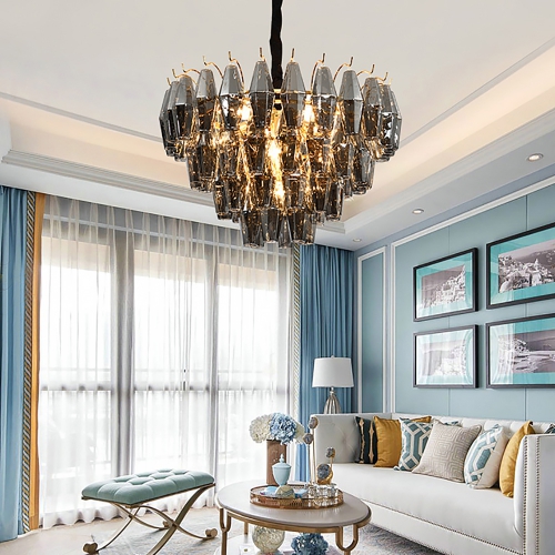 Black Crystal Chandelier