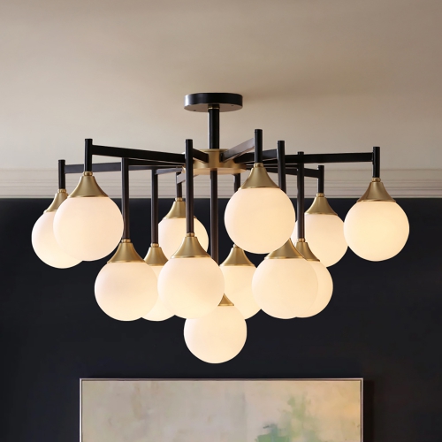 Care Ceiling Brass Lustre
