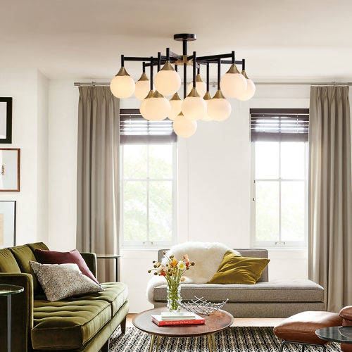 Care Ceiling Brass Lustre