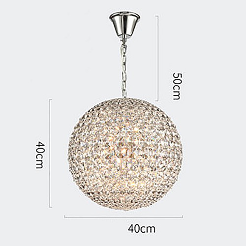 Chrome Crystal Chandelier 2
