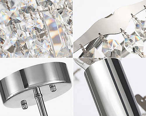 Chrome Crystal Chandelier 3