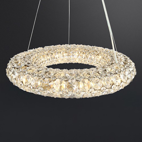 Chrome Crystal Chandelier
