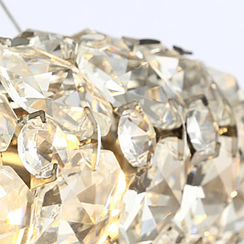 Chrome Crystal Chandelier