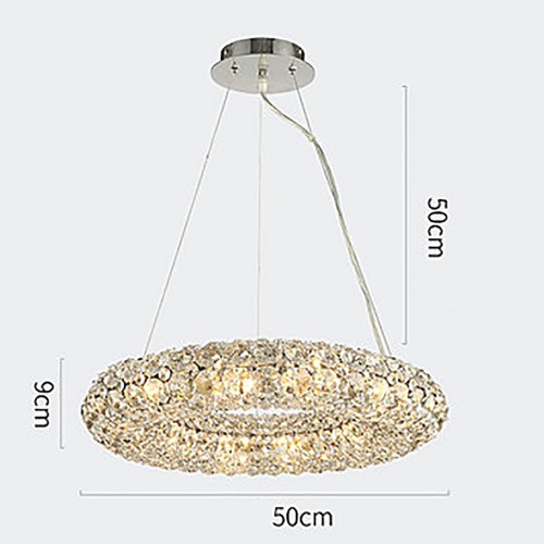 Chrome Crystal Chandelier