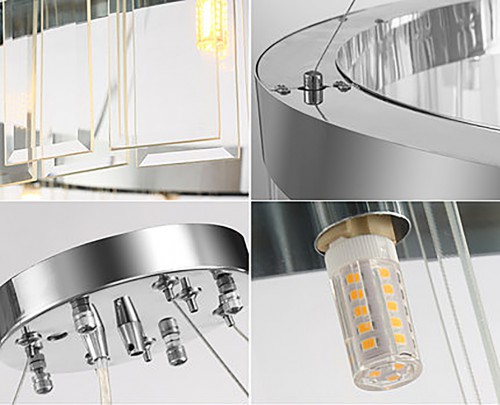 Chrome Eco Chandelier 2