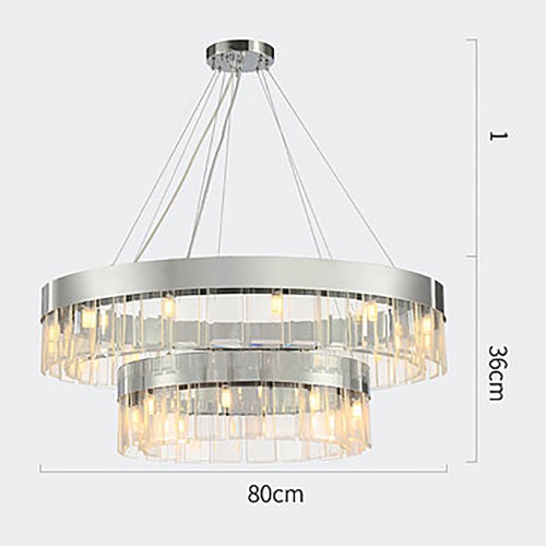 Chrome Eco Chandelier 2