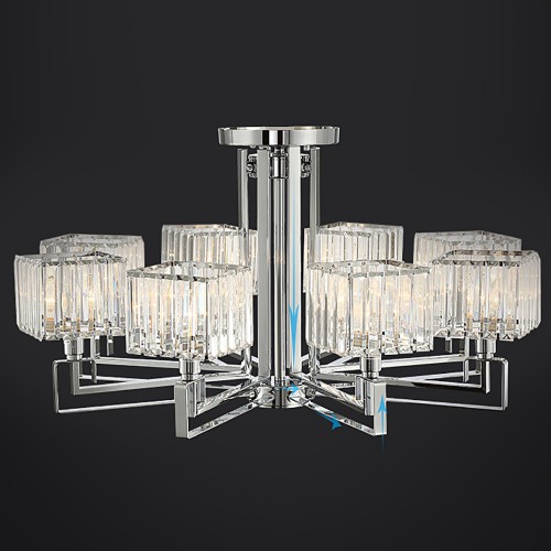 Chrome Idea Chandelier