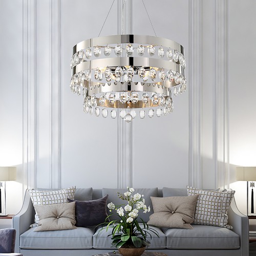 Chrome Pick Chandelier