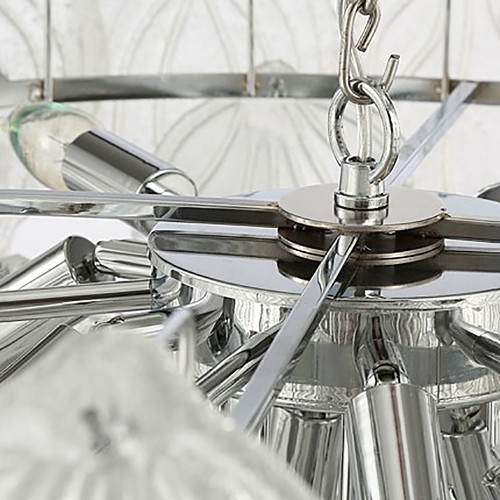 Chrome Pick Chandelier 5