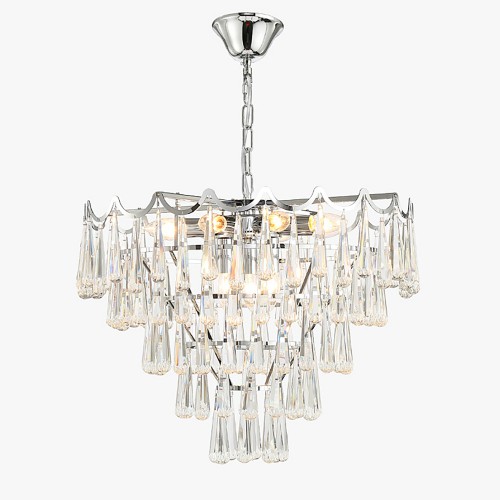 Chrome Pick Chandelier 6