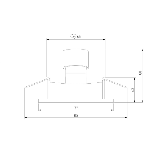 Elektrostandard 111 MR16 черный