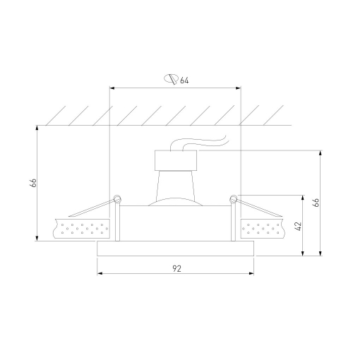 Elektrostandard 113 MR16 белый/черный
