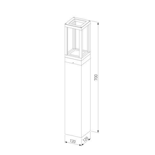Elektrostandard 1529 TECHNO LED черный