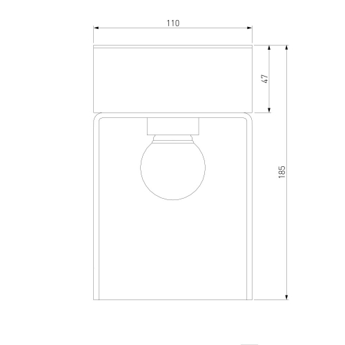 Elektrostandard 35085/F черный