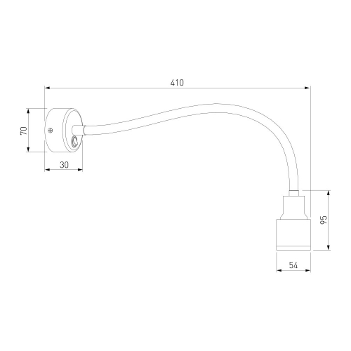 Elektrostandard Molly LED черный (MRL LED 1015)