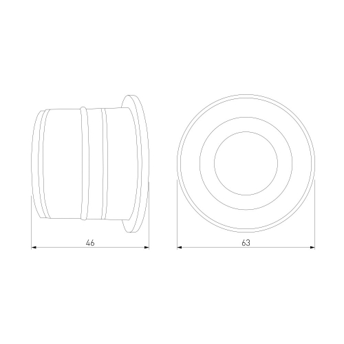 Elektrostandard MRL LED 1108 чёрный