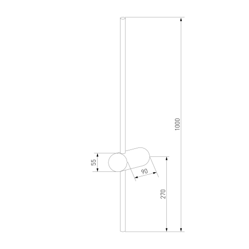 Elektrostandard MRL LED 1121 черный