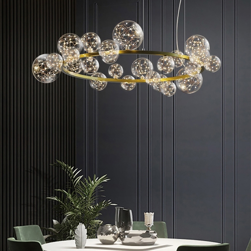 Folks Chandelier Gold