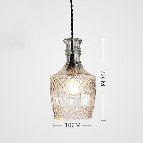 Glass Bottle Pendant