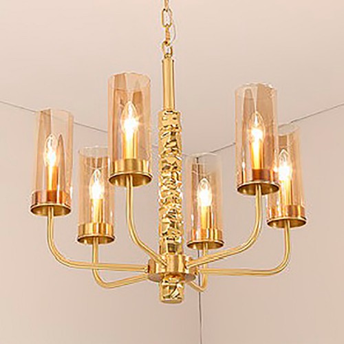 Gold Sea Glass Chandelier 3