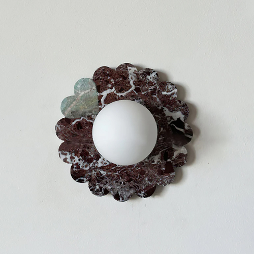 Green Flower marble