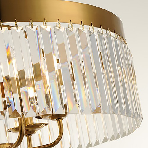 Kebo Brass Chandelier