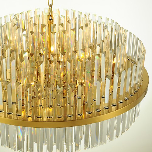 Kebo Brass Color Chandelier