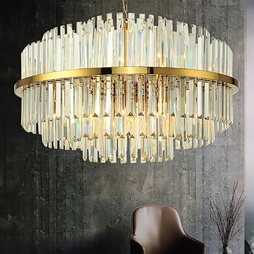Kebo Brass Color Chandelier