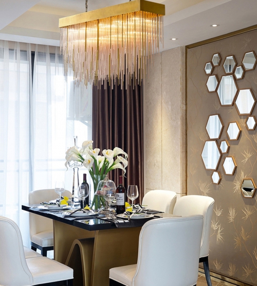 Kebo Brass Glass Rain
