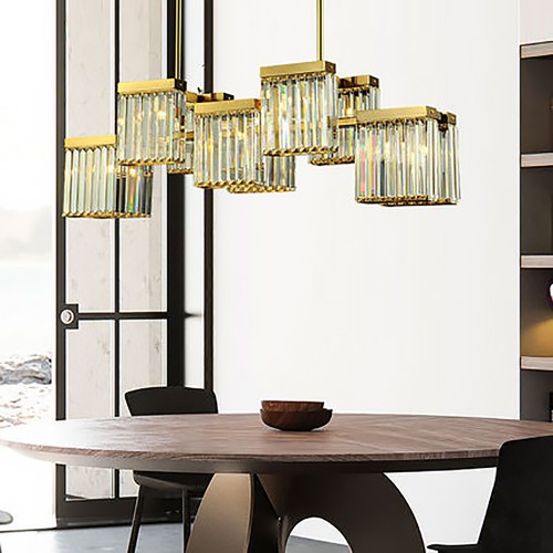 Kebo Kube Line Chandelier