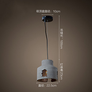 Beton Pendant