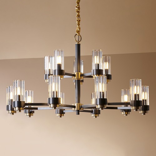 Luxury Modern Black Chandelier 2