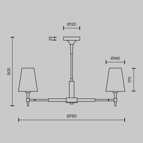 Maytoni H001CL-05BS