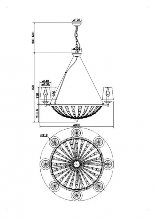 Maytoni H021PL-08CH