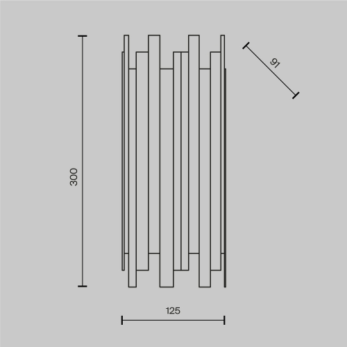 Maytoni MOD136WL-01BS