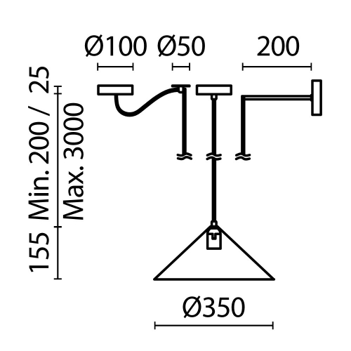 Maytoni MOD167PL-01GR