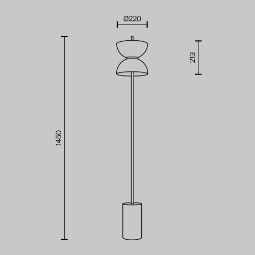 Maytoni MOD178FL-L11B3K
