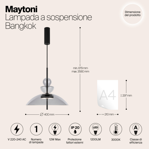 Maytoni MOD185PL-L11B3K3