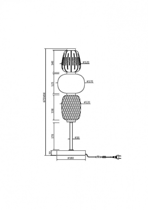 Maytoni MOD267TL-L28G3K