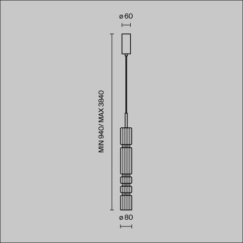 Maytoni MOD272PL-L12BS3K