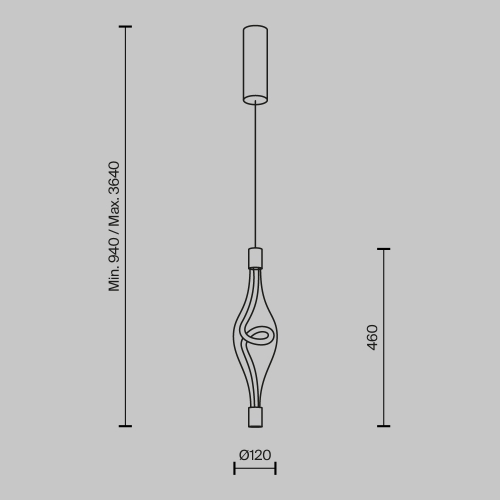 Maytoni MOD290PL-L14BS3K