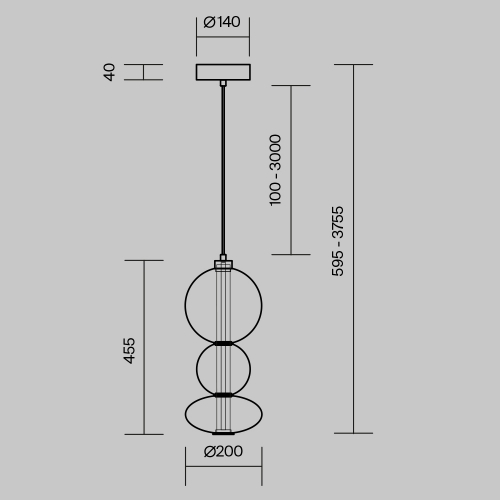 Maytoni MOD307PL-L24B3K