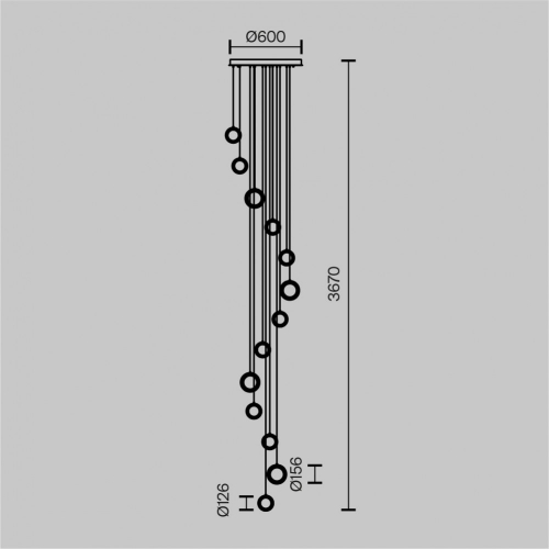 Maytoni MOD361PL-L58BS3K