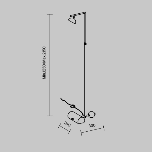 Maytoni MOD372FL-L10B3K