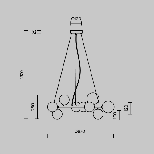 Maytoni MOD545PL-11BS